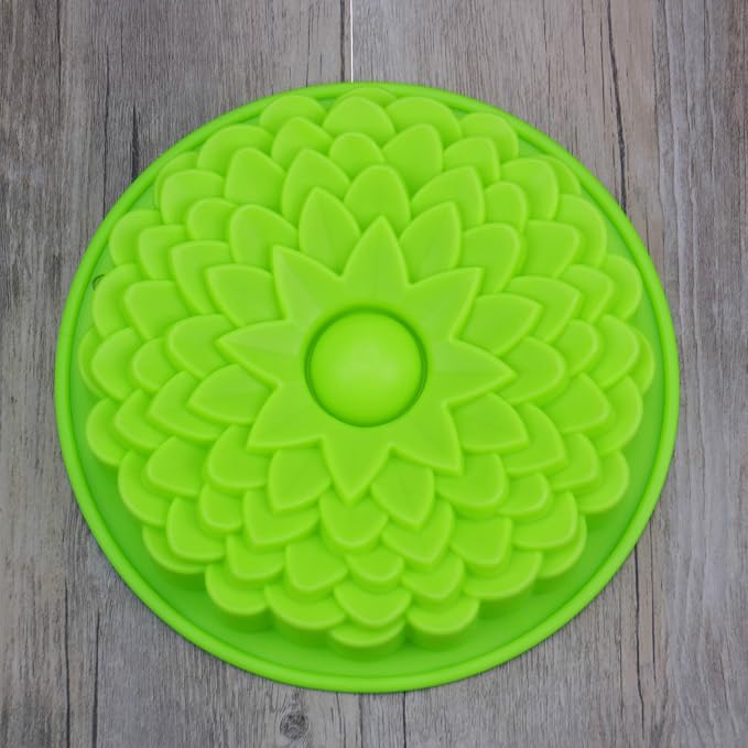 FantasyDay 7.87'' Sunflower Cake Mold Silicone Baking Molds for Your Birthday Cake, Soap, Donut, Ice Cube, Muffin, Brownie, Cornbread, Cheesecake, Panna Cotta, Pudding, Jello Shot and More #1