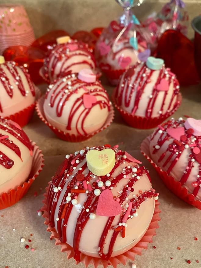 Edible Valentines Sprinkles for Baking,Pink, Red and White Heart,Jimmies,Nonpareils,Sanding Sugar for Love Valentines Day Cake Cookies Cupcake Topper Decorating