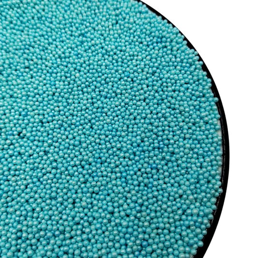 Homankit Blue Nonpareils Sprinkles Edible Cookie Decorations Mini Pearls for Decorating Cake, Baking, Cupcake Toppers, Ice Cream, Donuts 3.88 Ounce