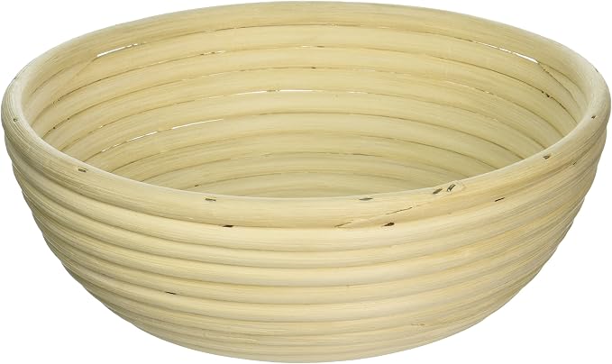 Frieling Banneton Bread Proofing Basket - 8-Inch, Beige, Round - Sourdough Proofing Basket & Bread Bowls for Rising & Baking