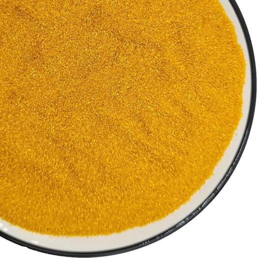 Edible 5 Ounce Fine Decorative Bright Gold Sanding Sugar Sprinkles for Baking, Sparkling Crystals for Cakes, Cookies, Cupcakes, Ice Cream Topping and Rimming Sugar