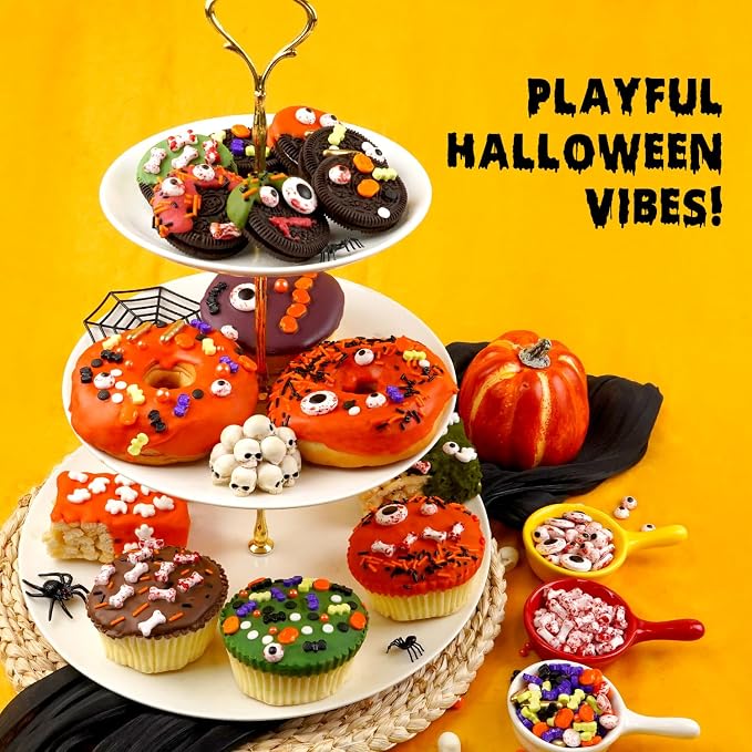 Halloween Sprinkles, Bloody Dog Bones Candy, Halloween Candy, Edible Sprinkles for Cake Decorating, Cupcake Decoration, Cupcake Toppings, Cookie, Ice Cream, 180g/ 6.35oz