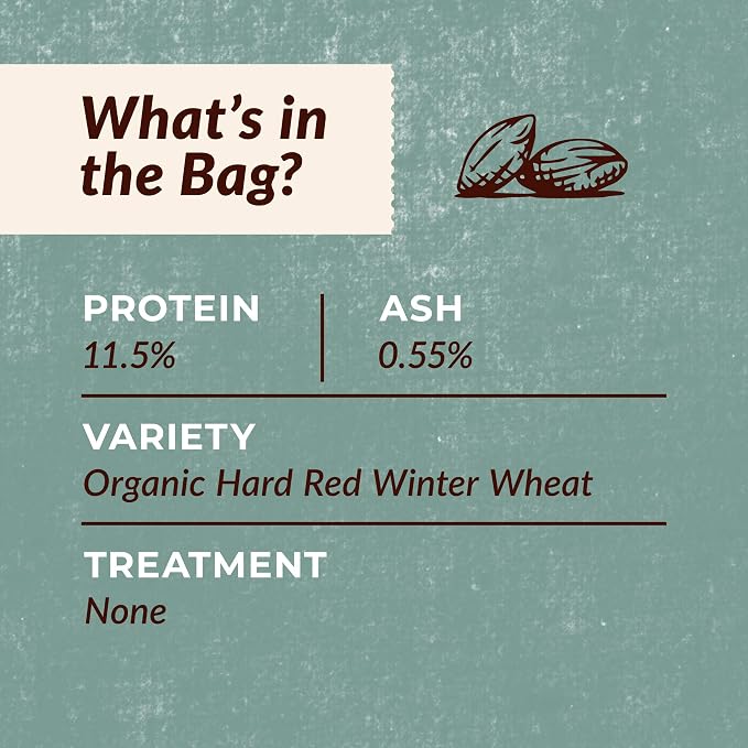 100% Organic 00 Pizza Flour - 5 Pounds