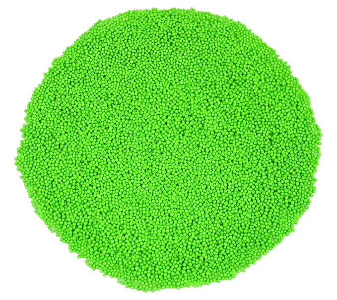 Mystic Sprinkles Solid Color Nonpareils 3.8oz Bottle (Luscious Lime Green)