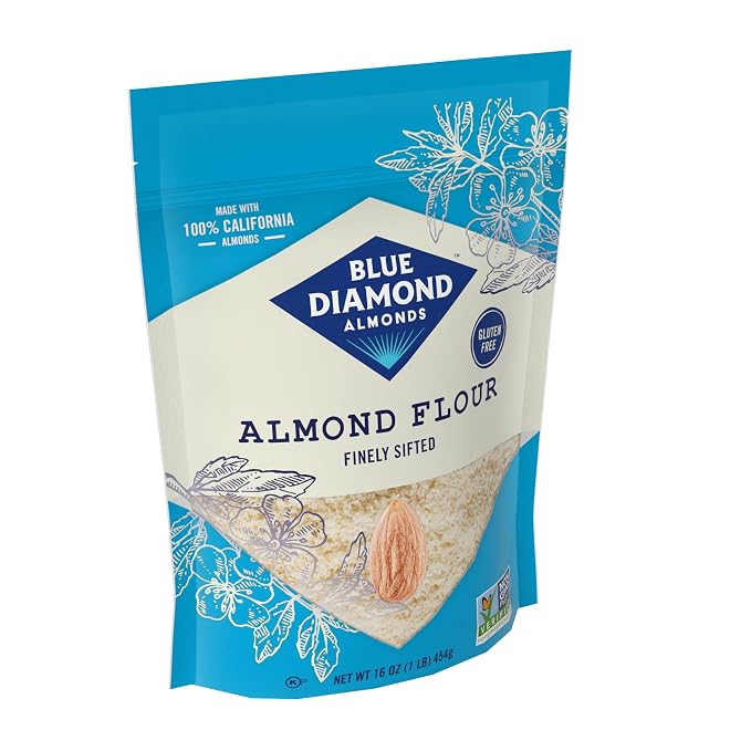 Blue Diamond Almonds, Almond Flour, Gluten Free, Blanched, Finely Sifted, 1 Lb