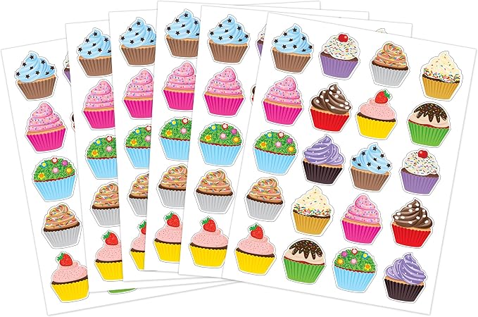 Teacher Created Resources Cupcakes Stickers (TCR7094)