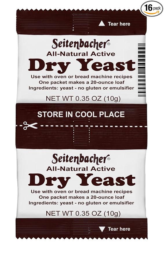 Seitenbacher Active Dry Yeast, 0.35 Ounce (Pack of 32)