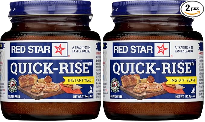 Red Star Bread Machine Yeast, 4 oz (Pack of 2)