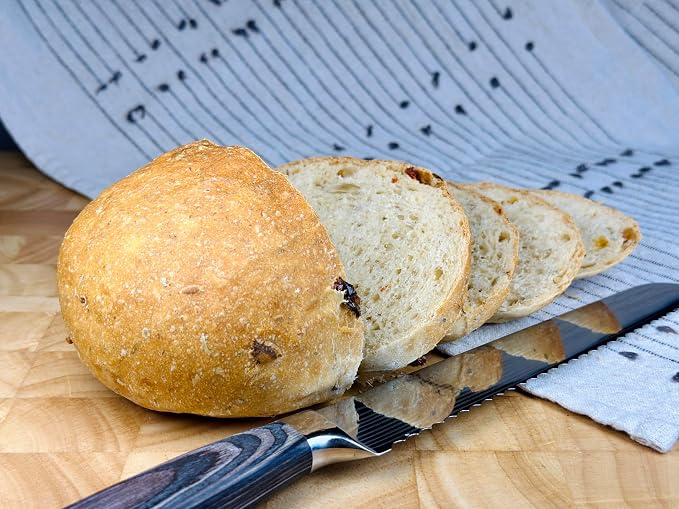 Molibake Italian Focaccia Bread Mix – Pack of 4 – Premium Artisan Italian Bread Mix for Bread Machine and Oven – 15 oz – All-Natural Gourmet Mediterranean Blend with Bell Pepper, Tomato, Onion, Garlic & Herbs – Easy Homemade Baking