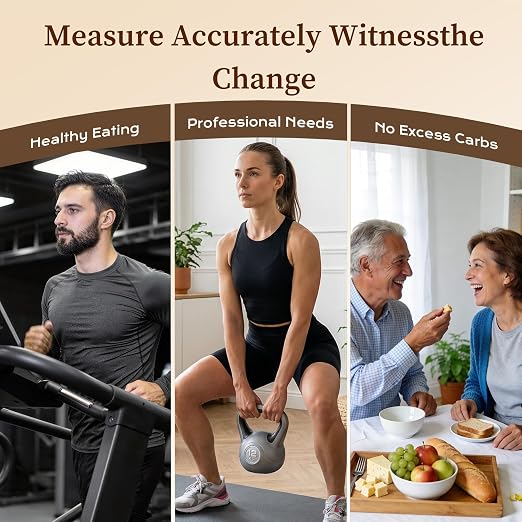 Smart Kitchen Food Scale with Nutritional Calculator, Free App & Bluetooth with 30 Nutrients, Calorie & Macro Tracking, Personalized Goals, Food Preload, Barcode Scan, Coffee Scale Mode, 11lb/5kg