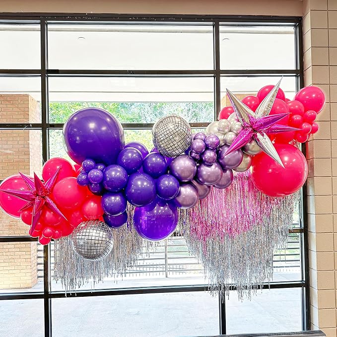 Voircoloria Dark Purple Balloons, 66pack 12inch Deep Purple Latex Party Balloons for Halloween, Graduation, Wedding, Birthday, Baby Shower, Anniversary, Valentine's Day Party Decorations