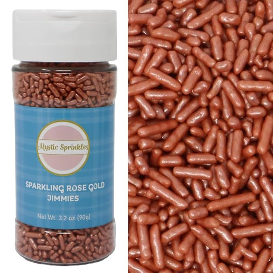 Mystic Sprinkles Solid Color Jimmy Sprinkles (Sparkling Rose Gold)