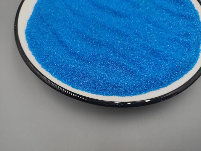 Edible 5 Ounce Fine Decorative Blue Sanding Sugar Sprinkles for Baking, Sparkling Crystals for Cakes, Cookies, Cupcakes, Ice Cream Topping and Rimming Sugar