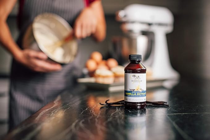 Rodelle Organic Pure Vanilla Extract, 4-Ounce