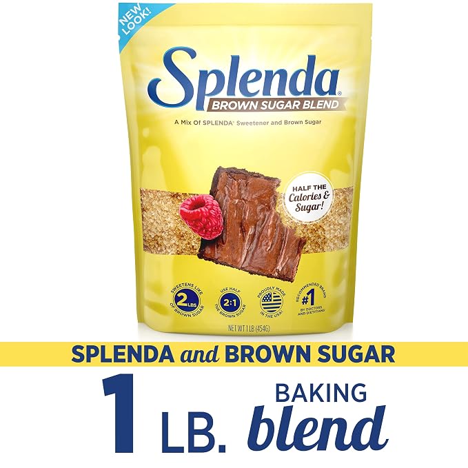 SPLENDA for Baking, 1 Pound Bag Brown Sugar Blend 16 Ounce