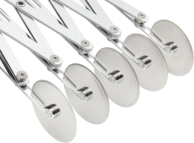 Fantes Expandable 5-Wheel Stainless Steel Dough Cutter, The Italian Market Original since 1906