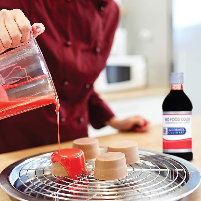McCormick Culinary Red Food Coloring, 32 fl oz - One 32 Fluid Ounce Bottle of Red-Food Dye With Rich Red Color Perfect for Red-Velvet Cakes, Frosting, Icing, Cookies and More (Pack of 2)