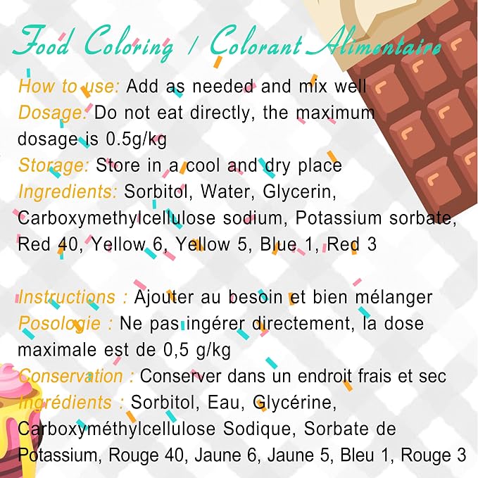 Gel Food Coloring - 5.3oz Vivid Food Coloring Gel for Baking, Cake Decorating, Icing, Cookie, Fondant and Macaron - Tasteless Food Color Dye for Frosting, Easter Egg, Soap Making and Crafts (Red)