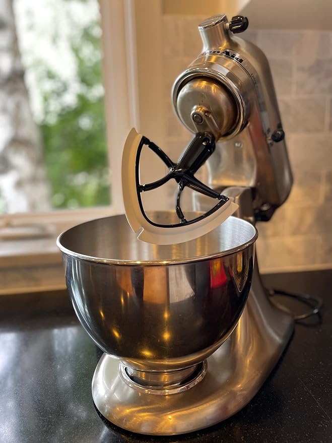 New Metro Design Beater Blade Metal TH-MGY Compatible with KitchenAid 4.5-5 Qt Tilt-head Stand Mixer, Grey