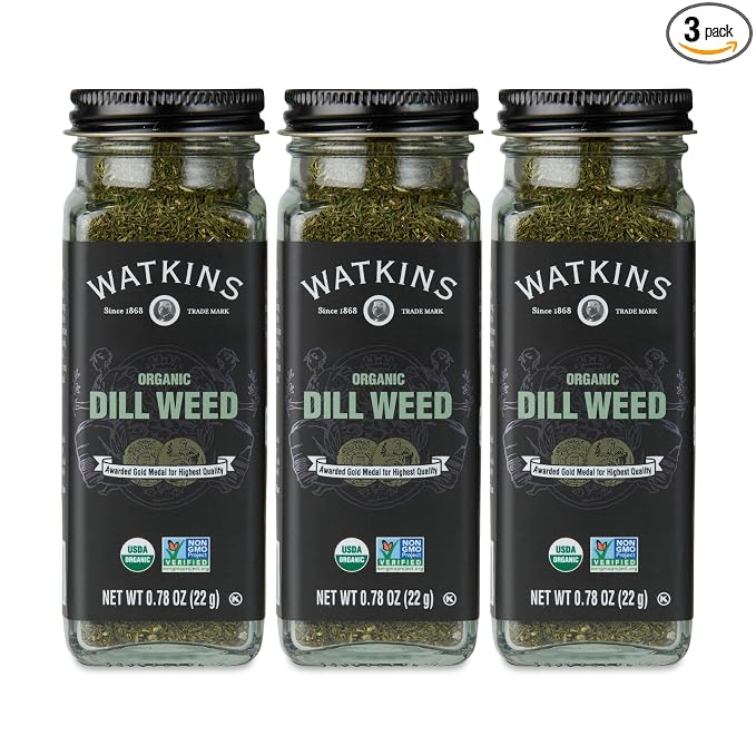 Watkins Organic Dill Weed, 0.78 Ounce, Pack of 3