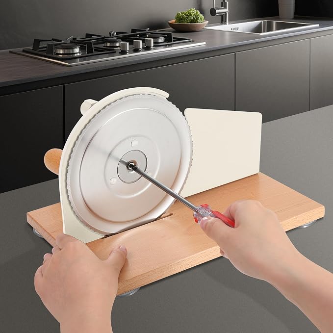 CAWIU 6.6'' Replacement Blade for Manual Bread Slicer, Serrated Stainless Steel, Easy to Clean & Install, Fits All CAWIU Hand Crank Bread Cutters