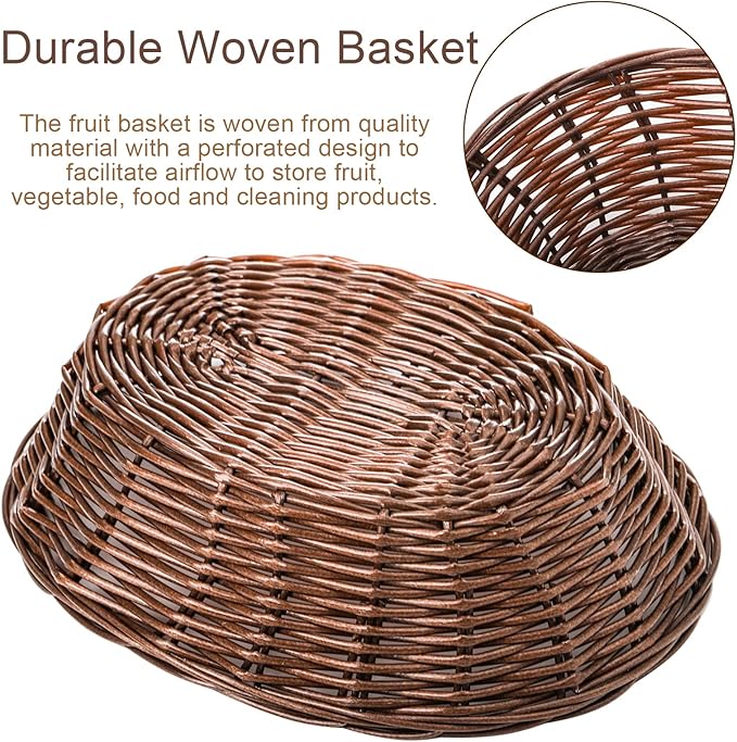 Yesland 16 Pcs Plastic Oval Basket for Gifts Empty, Small Bread Basket Food Storage Baskets with Clear Gift Bags and Colorful Pull Bows, 9 X 6 X 2.5 Inches Bin for Kitchen Restaurant Christmas