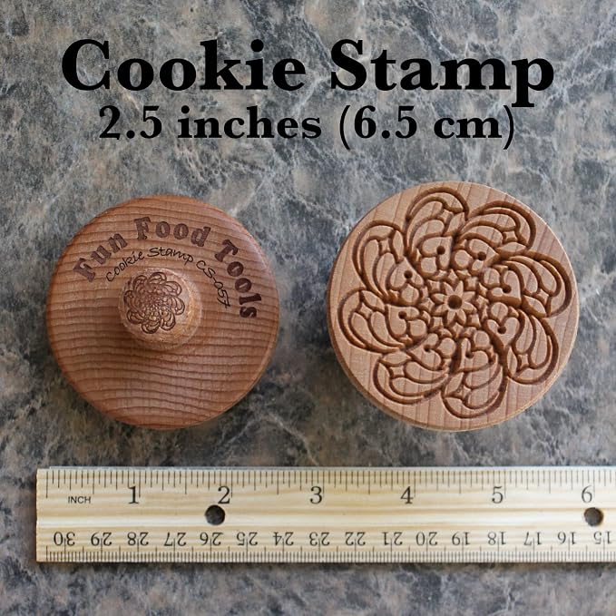 Wood Cookie Stamp, 2.5 Inch (Milan Duomo CS-057)