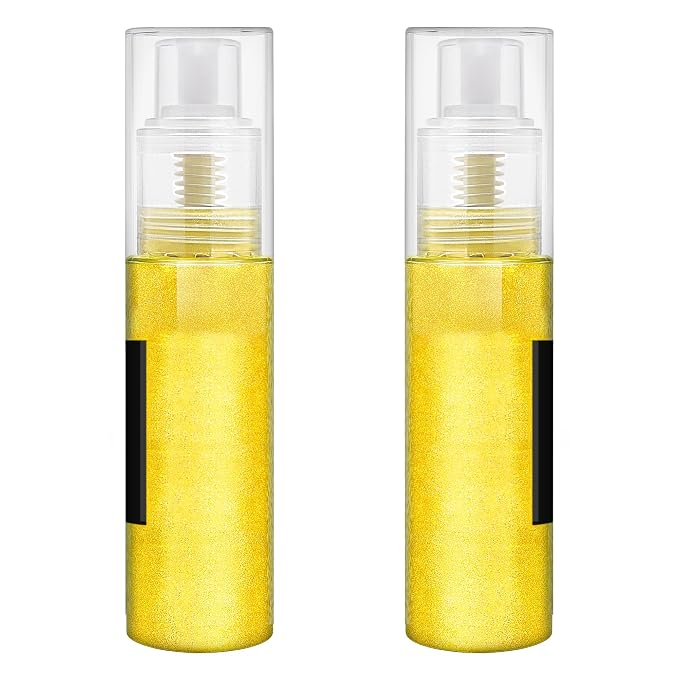 Edible Glitter Spray - 20g Luster Dust Edible Food Grade Glitter for Cake Decorating, Cocktails, Drinks - Shimmer Dust Powder Metallic Food Coloring Powder for Cookie, Candy, Icing (Gold)