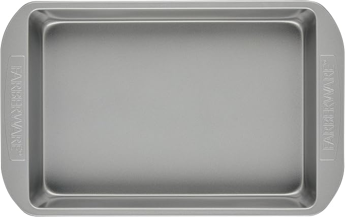 Farberware Nonstick Bakeware 9x13 Baking Pan, Rectangular Cake Pan, Gray