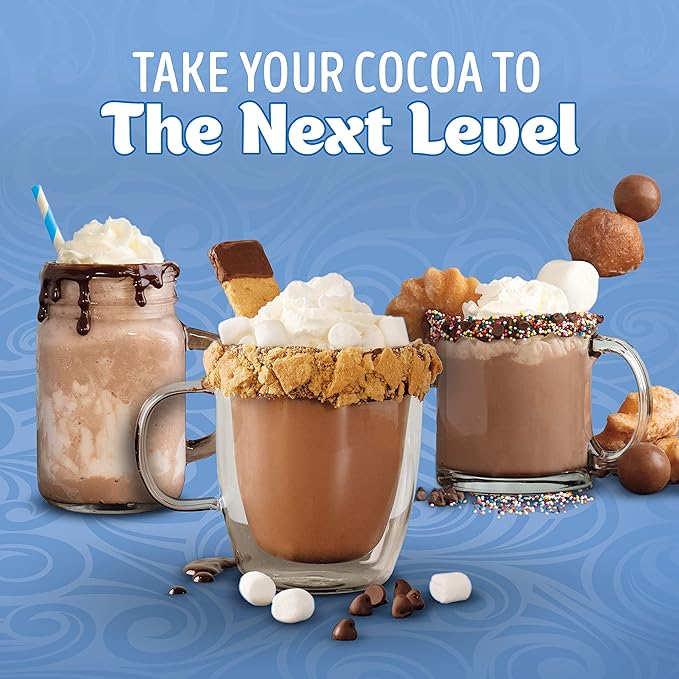 Swiss Miss Hot Cocoa Drink Mix, Milk Chocolate with Marshmallows, Hot Cocoa Bar Supplies, 37.18 oz. Canister
