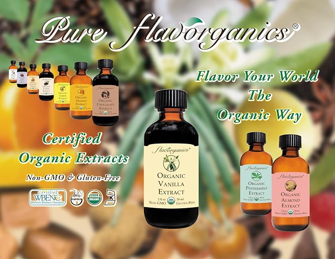 Flavorganics Organic Vanilla Extract, 2 ounce