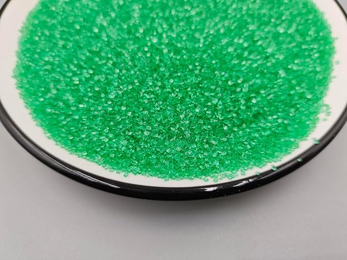 Edible 5 Ounce Medium Decorative Green Sanding Sugar Sprinkles for Baking, Sparkling Crystals for Cakes, Cookies, Cupcakes, Ice Cream Topping and Rimming Sugar