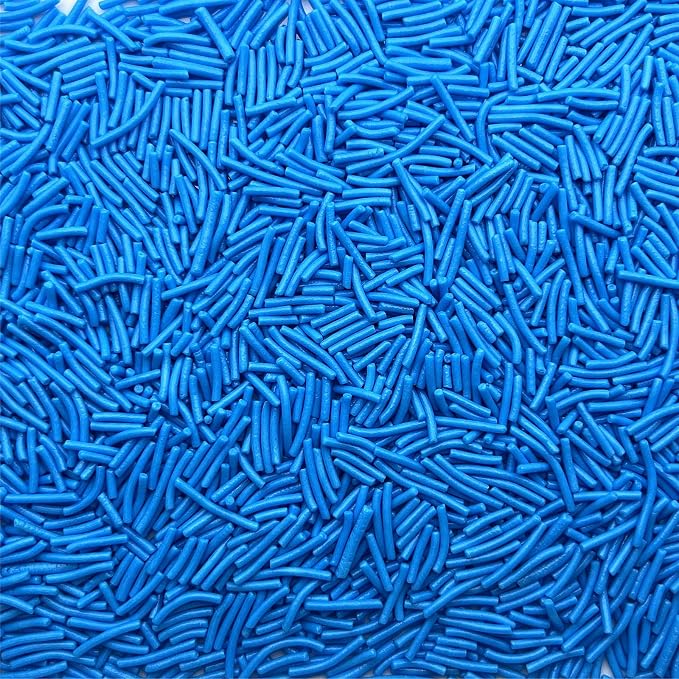 SE Si&Moos Navy Blue Jimmies Sprinkles Blue Sprinkles for Cake Decorating Edible Crunchy Jimmies for Topping Ice Cream, Cookies, Cakes, Cupcakes, Dessert Decorating 3 OZ