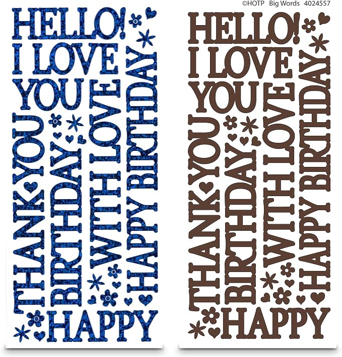 Paper Wishes – Dazzles Greetings Collection | Unique Stickers for Scrapbooking, Cardmaking, Gifts and All of Your DIY Crafting, Art and Creative Projects - Inspiration at Your Fingertips