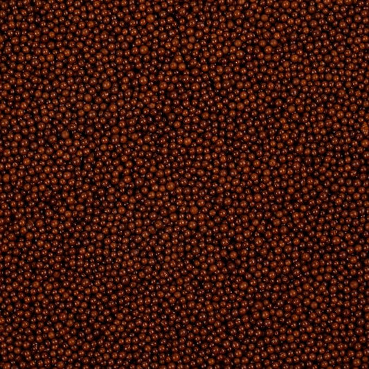 Chocolate Nonpareils Sprinkles - 2mm Edible Mini Pearl Sprinkles for Cake Decorating, Cupcake, Cookie, Baking, Donuts, Ice Cream Toppings, Wedding Party Supplies 130g/4.58oz