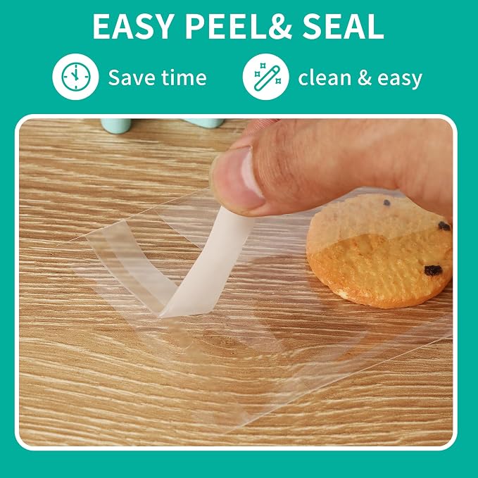 iMailer - 1000 Pcs - 4" x 6" Clear Plastic Cellophane Bags - Self Sealing Cello Bags for Bakery, Cookies, Photo, Prints, A1 Cards, Envelopes