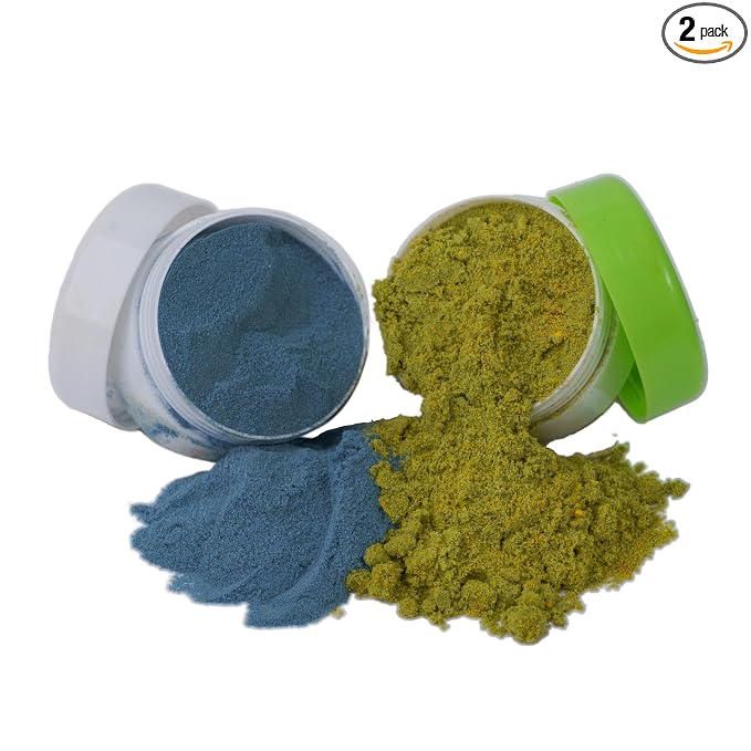 Dye Free Apple Green and Forest Green Food Coloring Powders Set. | Perfect for cake decoration, cookie frosting, icing & drinks | Plant-Based, All Natural, Kosher, Flavorles | By Pixie Dust | 2 Jars (0.40 oz / 11g Each) 22gr Total.