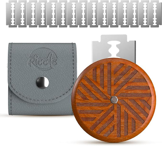 RICCLE UFO Bread Lame Slashing Tool, Dough Scoring Knife with 15 Razor Blades and Storage Cover