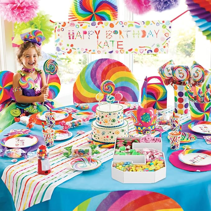 HILAVO Cardboard Number for Charcuterie, 13.7" Cardboard Number 5 Fillable Number for Food Paper Mache Number Boxes for Cupcake Sweet Candy 5th Birthday Anniversary Party Decorations