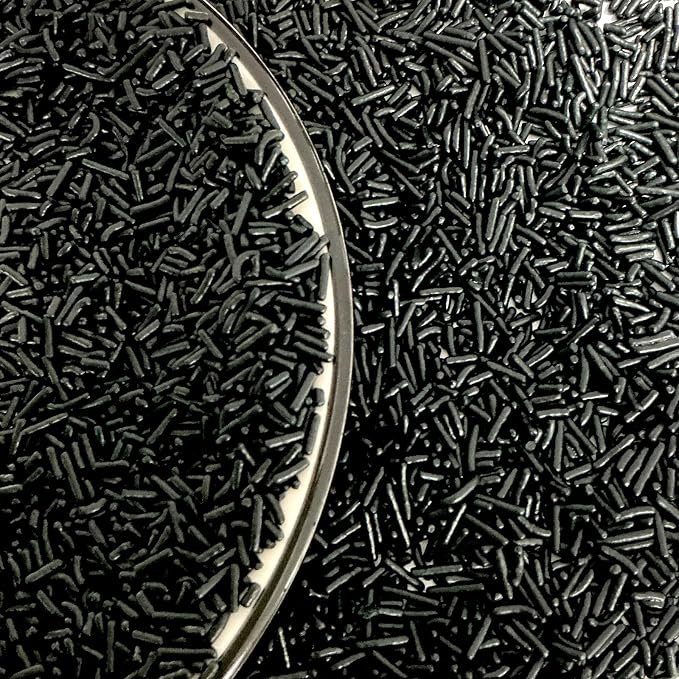 Homipooty Black Soft Jimmies Sprinkles Edible Candy Jimmies Sprinkles for Cake Decorating 78g/2.75oz Cookie Cupcake Topper Ice Cream