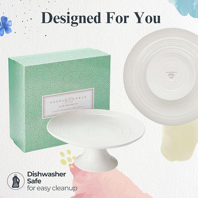 Portmeirion Sophie Conran Cake Stand, Mini, White