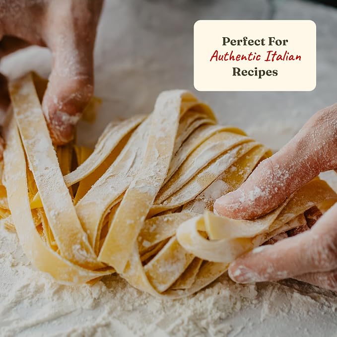 Cento Anna Tipo 00 Flour, 11 Lbs., Extra Fine, Unbleached, Soft Wheat Flour, Perfect for Pizza Crust, Pasta & Bread, Grown and Processed in Italy