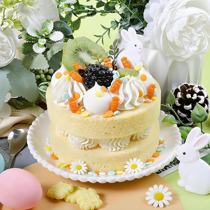 Easter Sprinkles for Cake Decorating, 11Oz Pastel Spring Sprinkles for Cookies with Jimmies, Nonpareils, Egg, Carrot, Sanding Sugar, Cupcake Ice Cream Donuts Baking Toppings