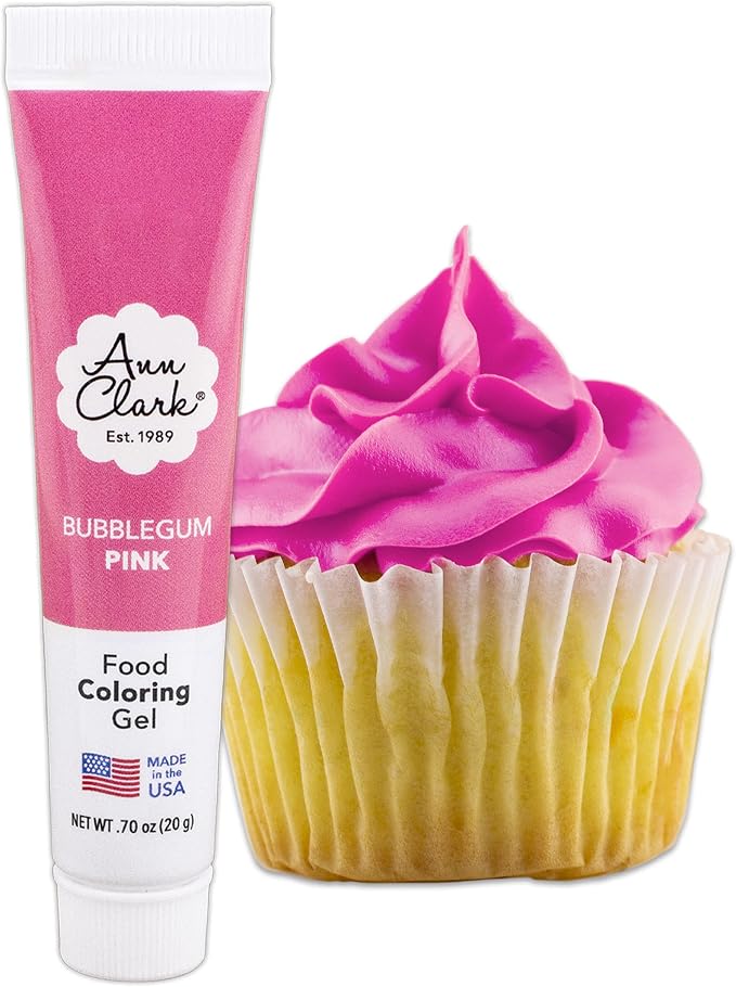 Ann Clark Cookie Cutters Ice Cream Cookie Cutter Set with Pink, Purple, and Teal Food Coloring Gel Made in USA