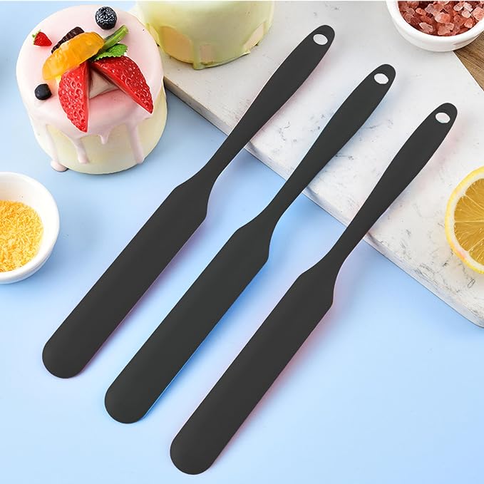 4 Pcs Silicone Jar Spatula,10 Inch Jam Spreader for Peanut Butter | Heat-Resistant Food-Grade Jar Blender ,Kitchen Spatula for Scraping Icing Bread Cream, Jam
