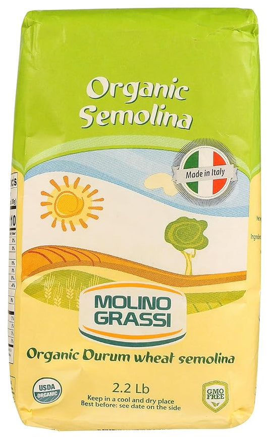 Molino Grassi, Flour Semolina, 35.2 Ounce