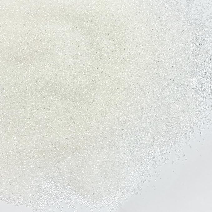 Edible White Sanding Sugar Sprinkles 142g/ 5.01oz Sprinkles for Cake Decorating Candy Baking Decorations Ice Cream Toppings and Cookie Decorating for Wedding Parties Valentines Halloween Christmas