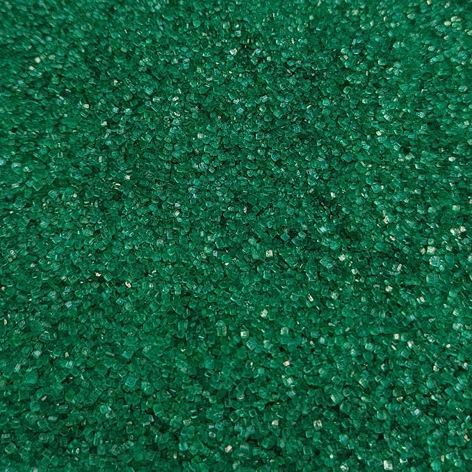 Green Sprinkles for Baking, Green Sanding Sugar Crystals, 4.23 ounces Edible Sparkling Coarse Sugar Sprinkles for Cake Decorating, Cupcake Topper, Cookie Toppings, Wedding Birthday Christmas Supplies