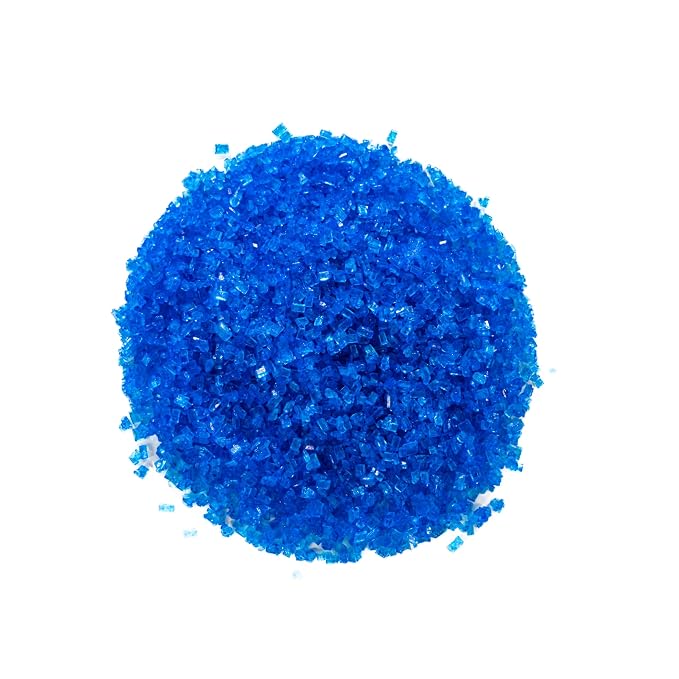 Bakerpan Royal Blue Sugar Sprinkles for Baking - 7 oz Coarse Sparkling Decorating Sugar Crystals for Baking Topping, Cookies & Cupcakes | Kosher, Gluten-Free, Made in USA