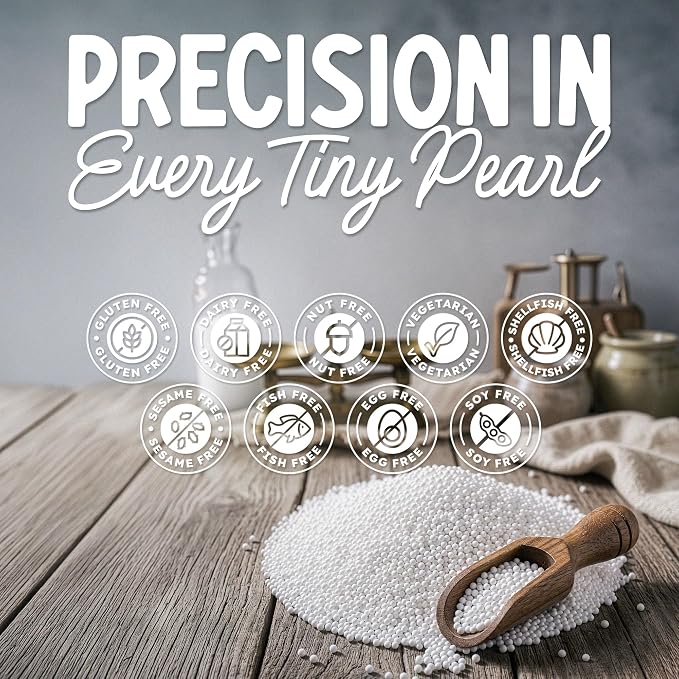 Snackathon Sprinkles for Baking & Decorating, White Nonpareils, 15 oz Resealable Bag, White Sugar Dot Sprinkles for Cakes, Ice Cream, Cupcakes, Cake Pops & Dessert Toppings